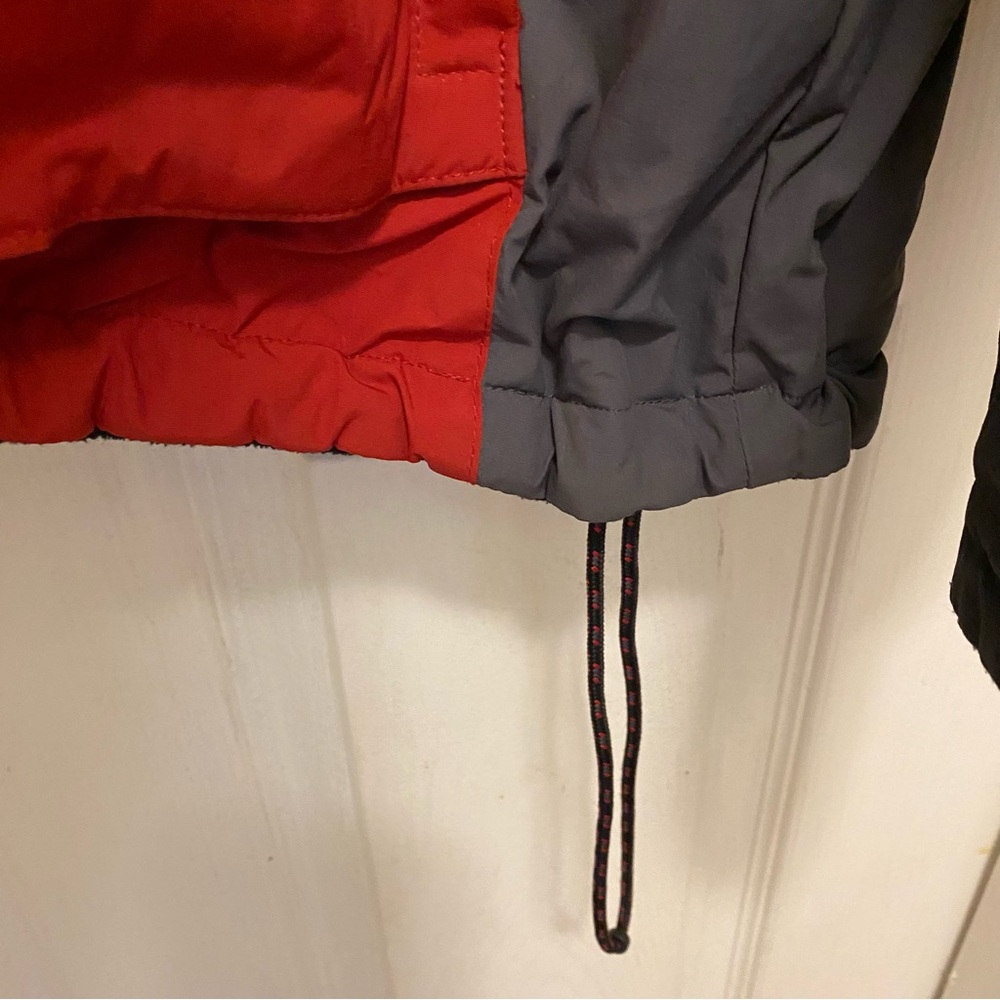 Nautica Men’s Red Black Gray Winter Performance Jacket Reversible XL Zipper - Picture 5 of 16